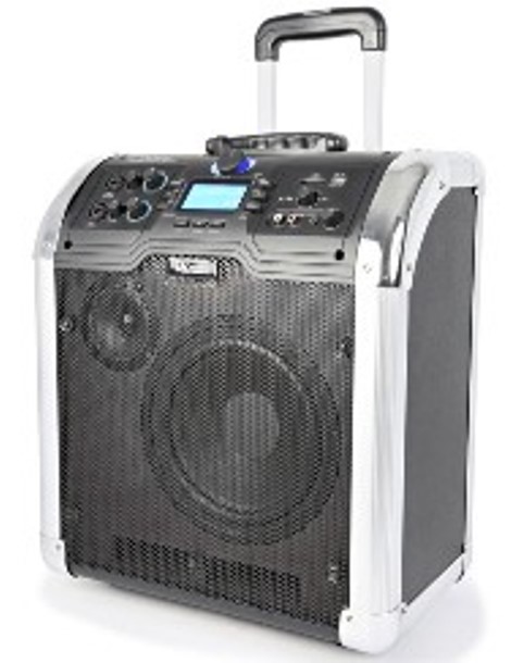 Party　System　Operated　South　Down　Hire　200w　PA　Mic　w/Corded　Portable　Battery